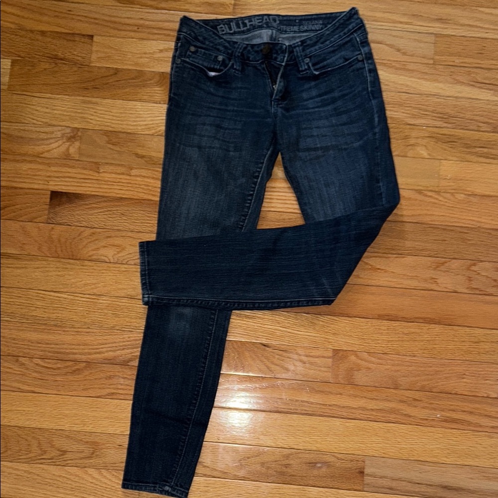 Bullhead size OS Solana Extreme Skinny Women's Dark Blue Jeans